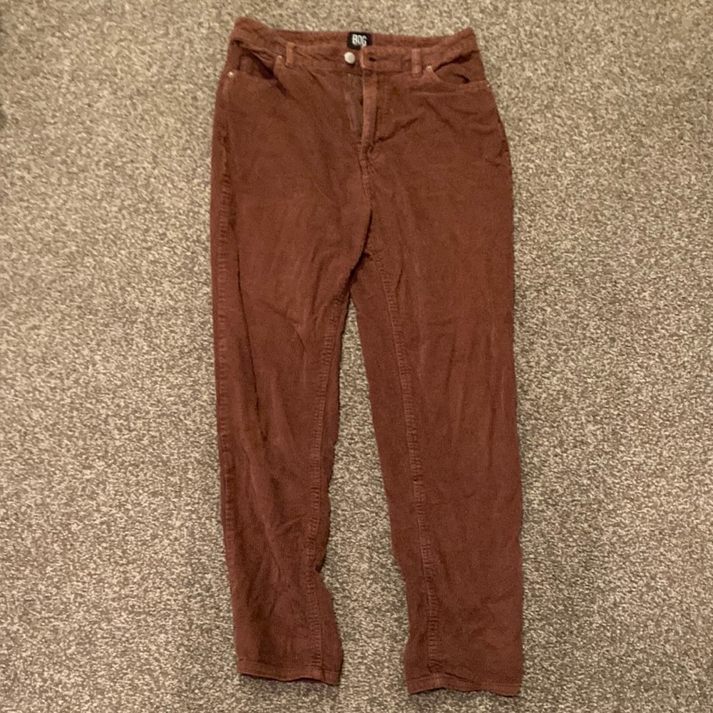 BDG brown corduroy high-rise pants